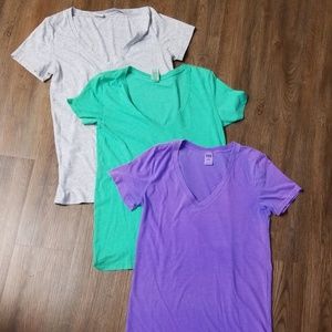 Victoria's Secret V-Neck Tissue Tees